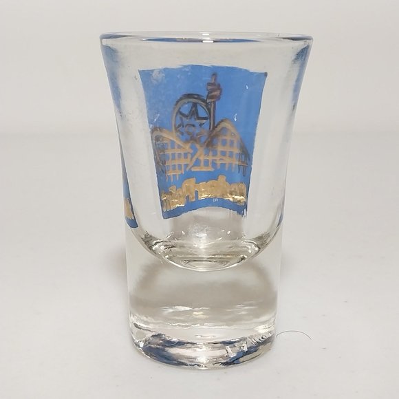Vintage Cedar Point Shot Glass BLUE #S030 - Picture 2 of 4